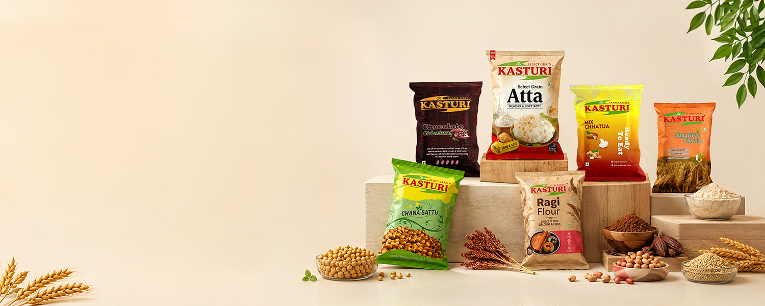 Kasturi Chhatua, Flours & Sattu — available on Blinkit